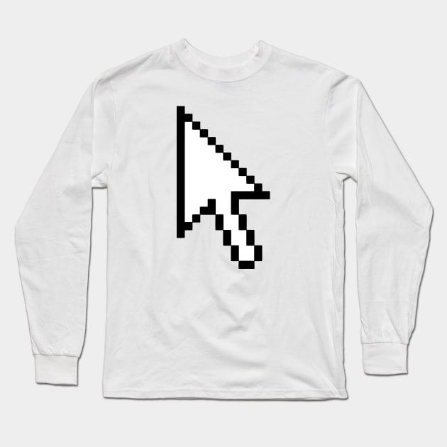 Computer Mouse Cursor Icon Long Sleeve T-Shirt by AustralianMate